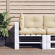 VidaXL coussins de palette 3 pcs tissu beige