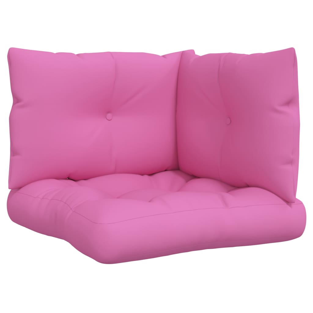 Coussins de palette vidaxl 3 tissu st oxford rose