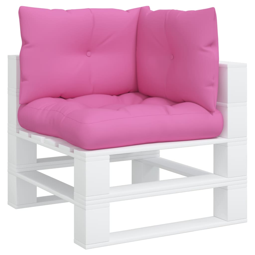 Coussins de palette vidaxl 3 tissu st oxford rose