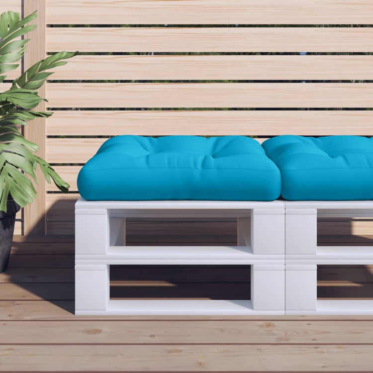 Vidaxl Pallet Cushion Fabric bleu