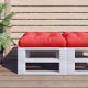 Vidaxl Pallet Cushion Fabric rouge