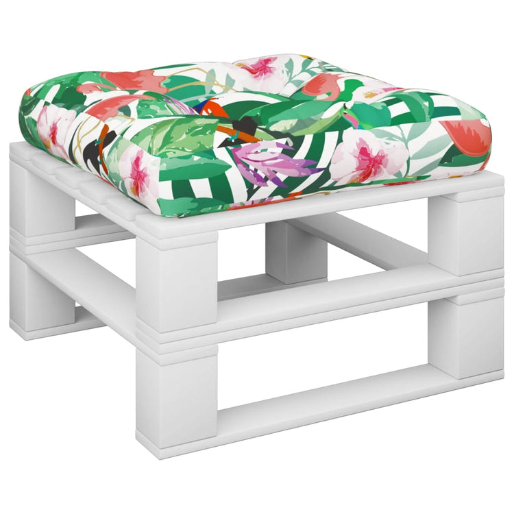 Coussin de palette Vidaxl 60x61.5x10 cm Tissu oxford multi-colorant