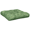 Coussin de palette vidaxl 60x61,5x10 cm motif de feuilles tissu oxford