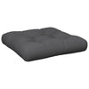 Coussin de palette Vidaxl 58x58x10 cm Tissu anthracite -colored