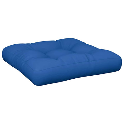 VidaXL coussin de palette 58x58x10 cm tissu bleu