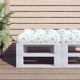 Vidaxl Pallet Cushion Leaf Match 58x58x10 cm Oxford tissu