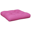 Coussin de palette Vidaxl 58x58x10 cm Oxford tissu rose