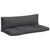 Coussins de palette vidaxl 2 strivus en tissu -colore