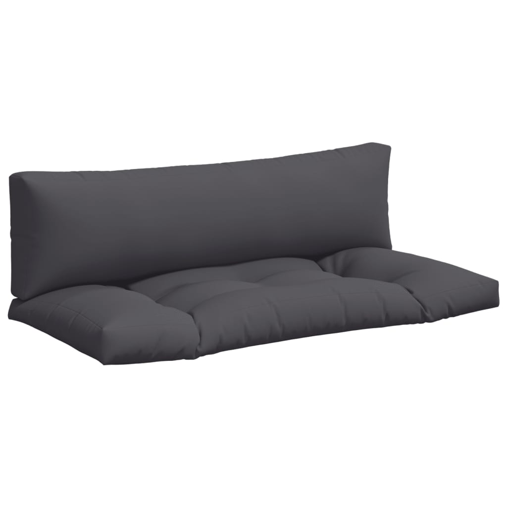 Coussins de palette vidaxl 2 strivus en tissu -colore