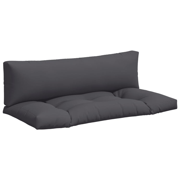 Coussins de palette vidaxl 2 strivus en tissu -colore