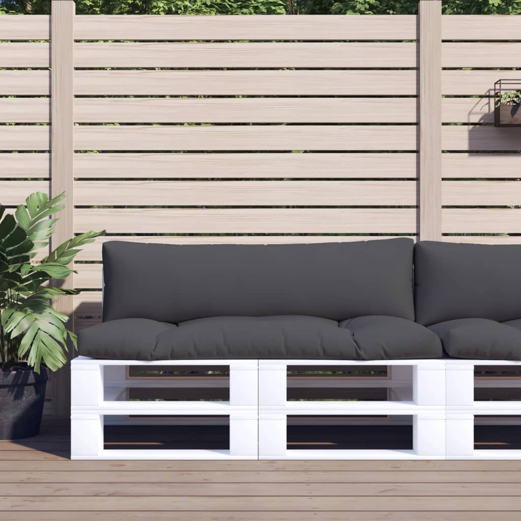 Coussins de palette vidaxl 2 strivus en tissu -colore