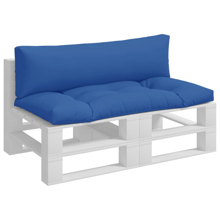 Coussins de palette vidaxl 2 st tissu bleu clair
