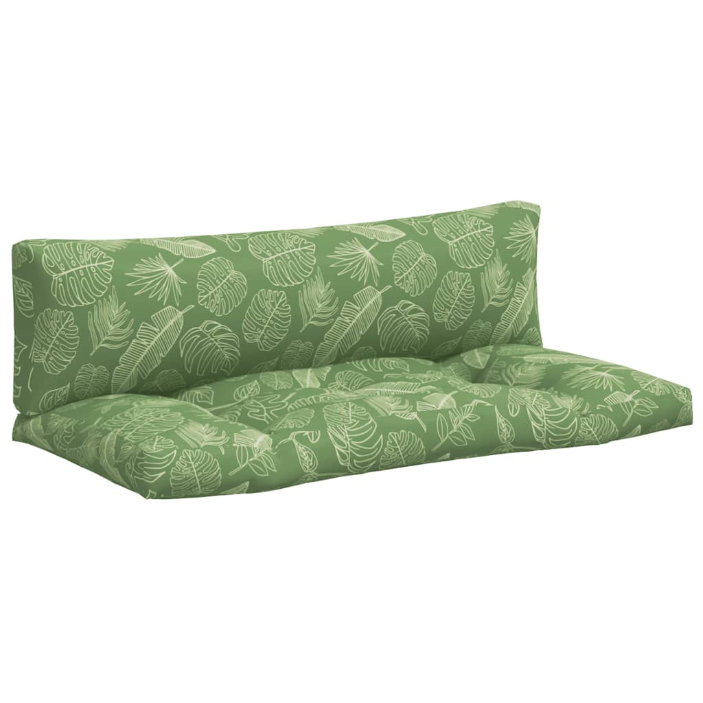 Coussins de palette vidaxl 2 stands de feuille de feuille oxford tissu