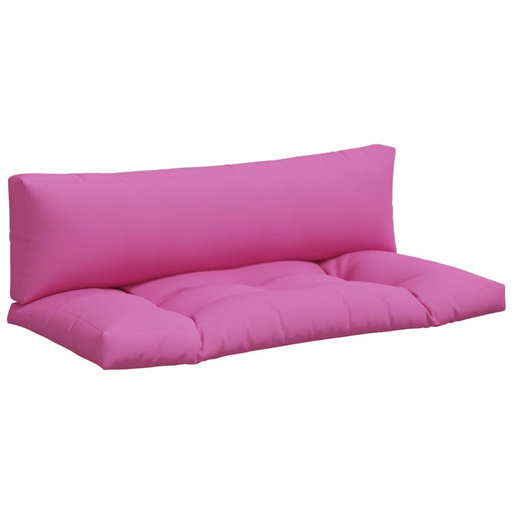Coussins de palette vidaxl 2 st oxford tissu rose