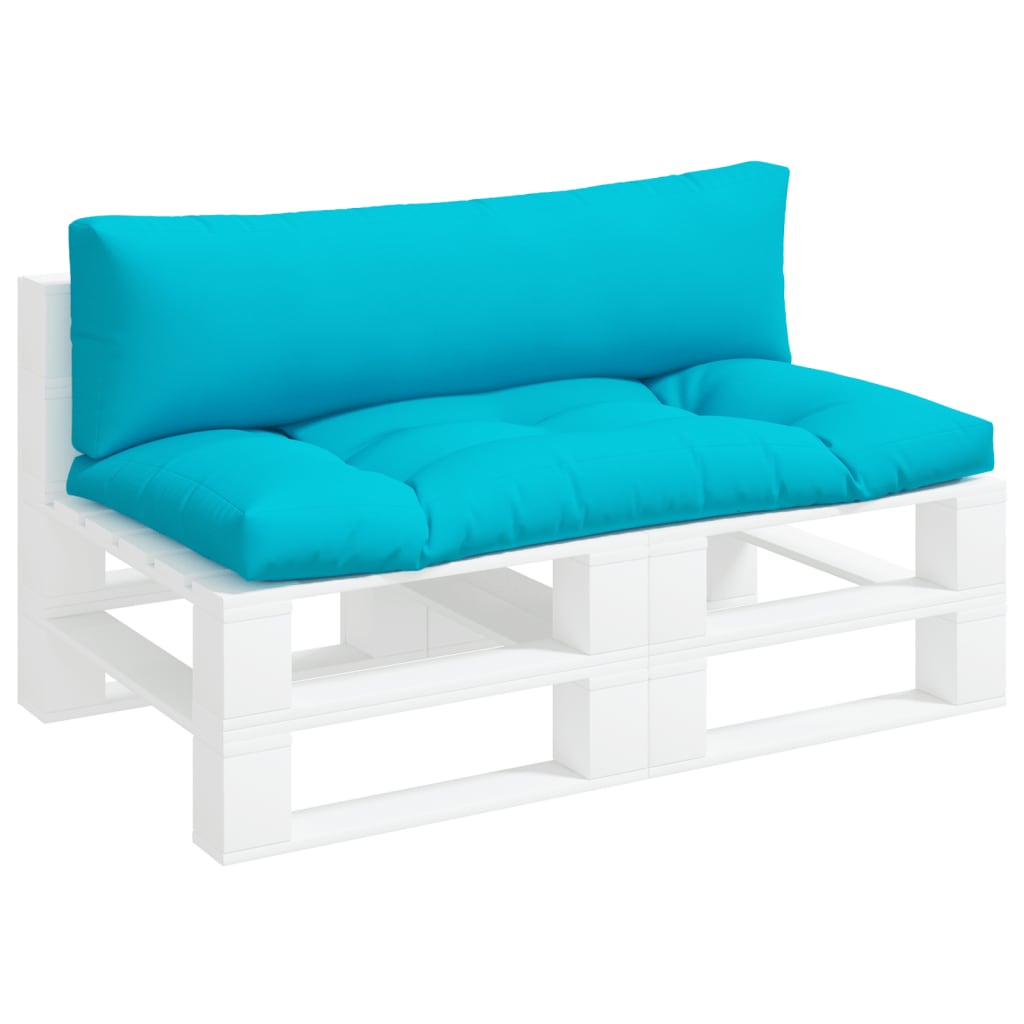Vidaxl Pallet Cushions 2 St Oxford tissu turquoise