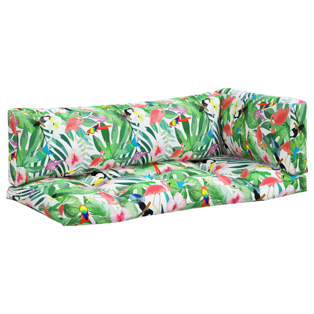 Vidaxl Pallet Cushions 3 St Oxford tissu multiples