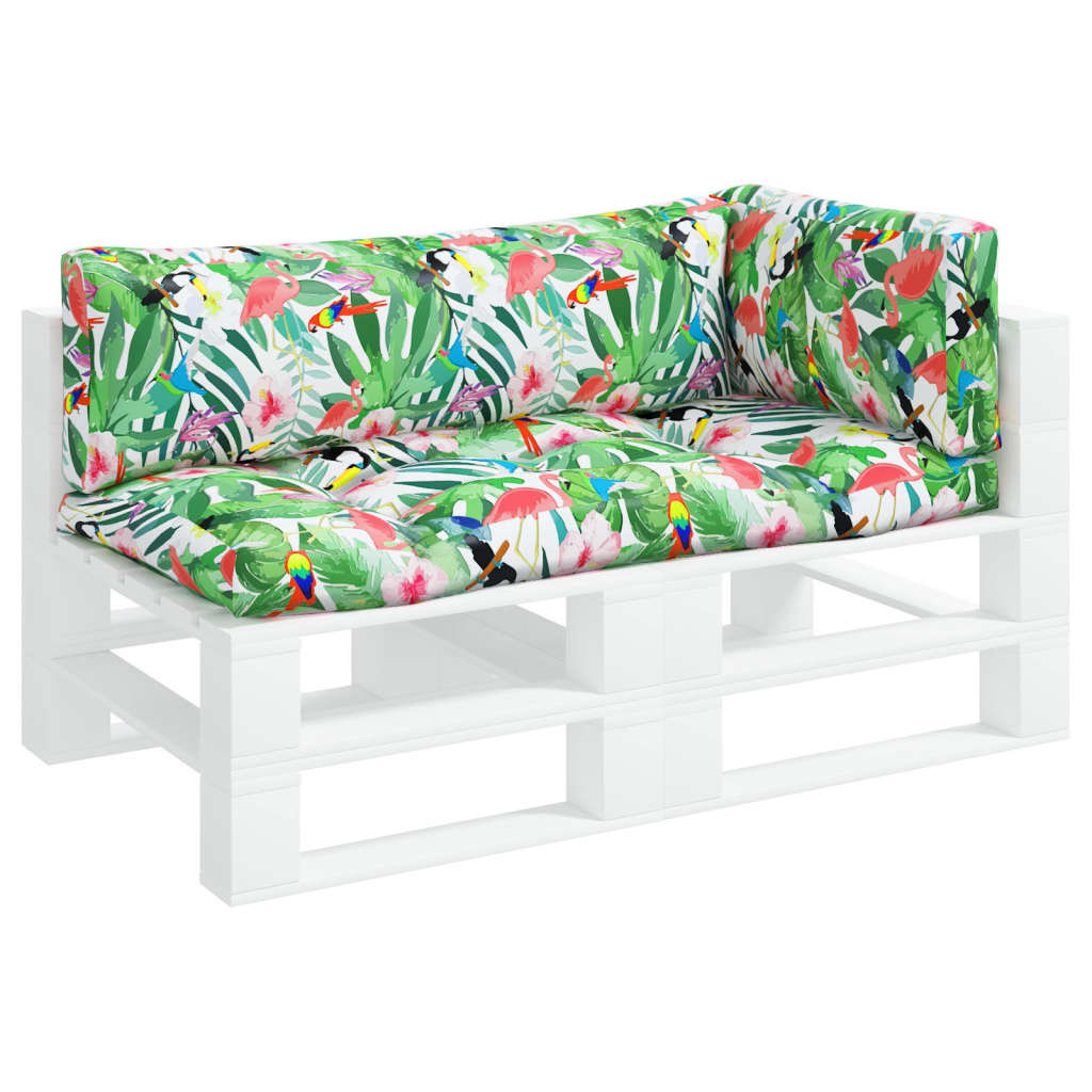 Vidaxl Pallet Cushions 3 St Oxford tissu multiples