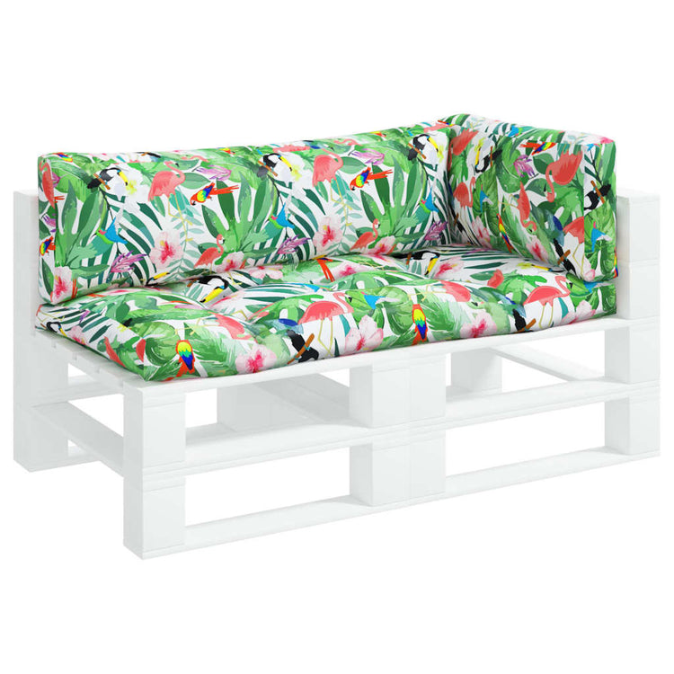 Vidaxl Pallet Cushions 3 St Oxford tissu multiples