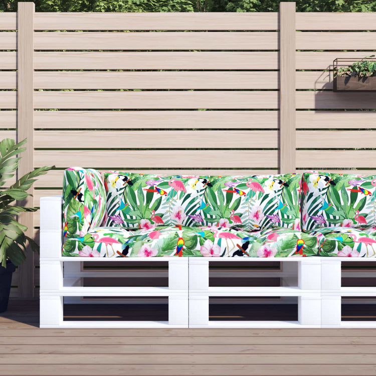 Vidaxl Pallet Cushions 3 St Oxford tissu multiples