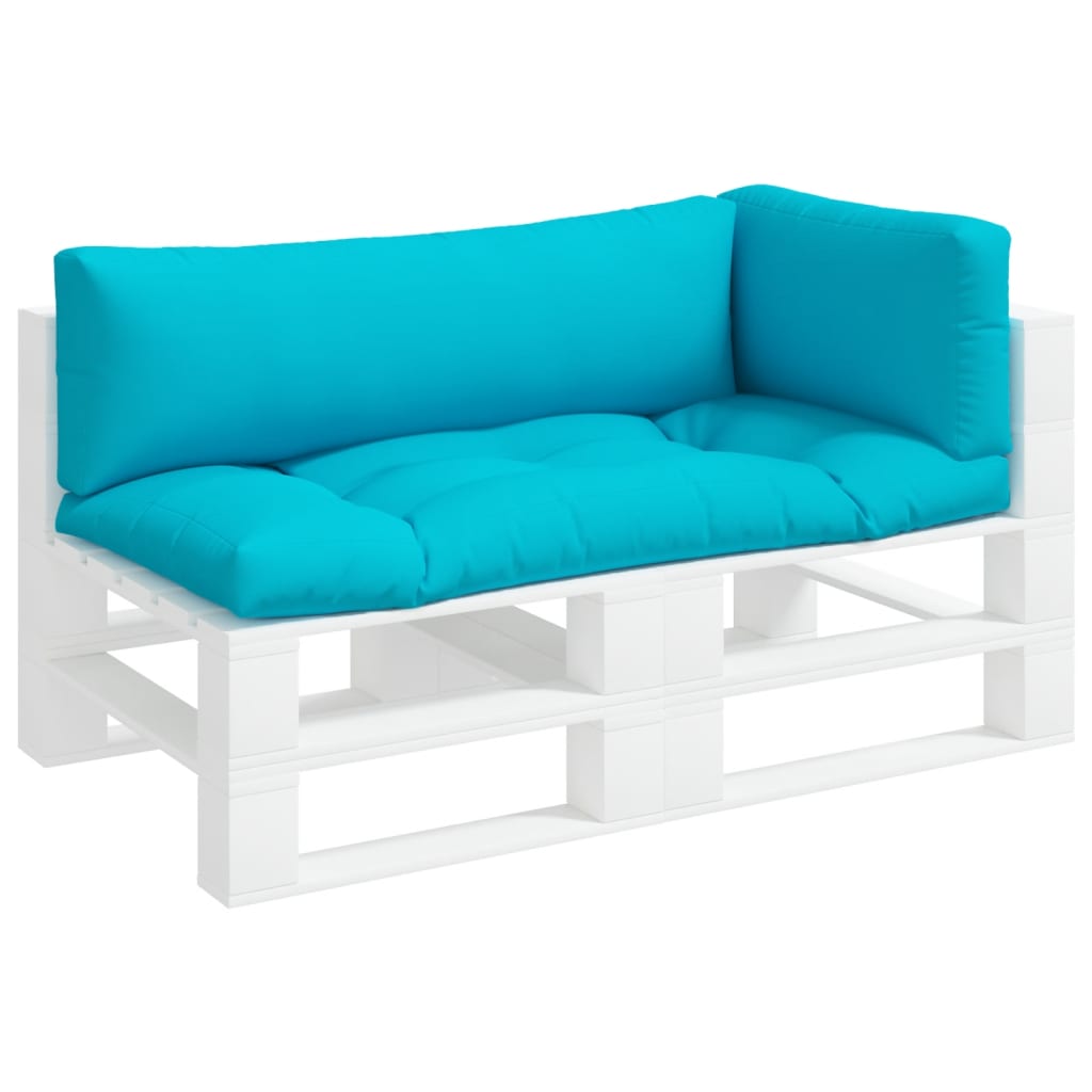 VidaXL coussins de palette 3 pcs tissu oxford turquoise