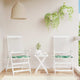 Vidaxx coussins de chaise 2 pcs motif feuille 40x40x4 cm tissu