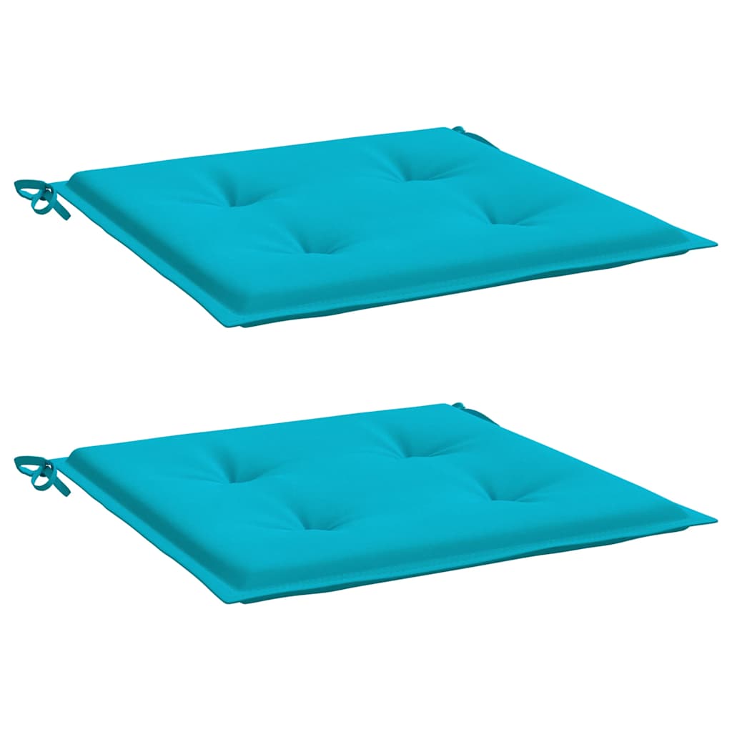 Vidaxl Garden Chair Cushions 2 ST 40X40X3 CM TUINS TURQUISE