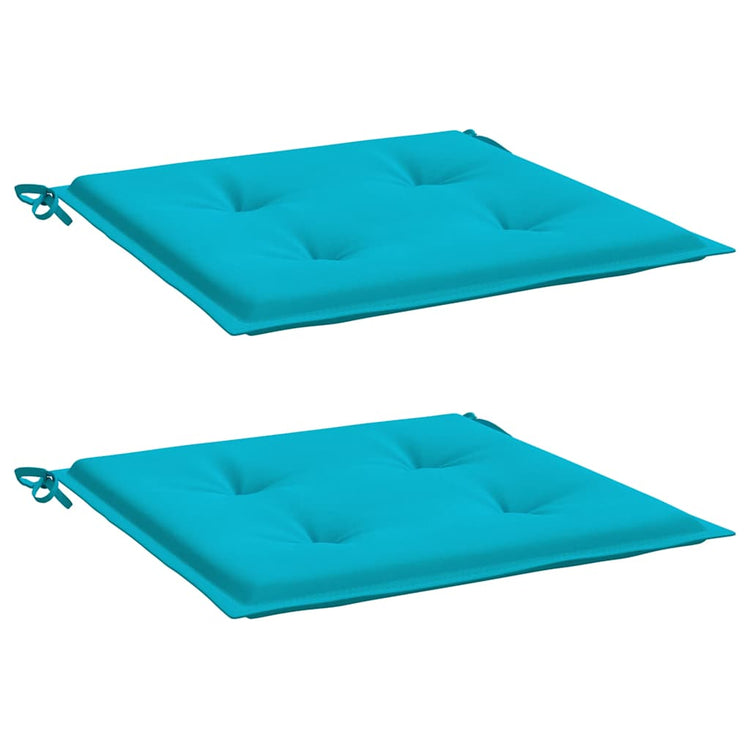 Vidaxl Garden Chair Cushions 2 ST 40X40X3 CM TUINS TURQUISE
