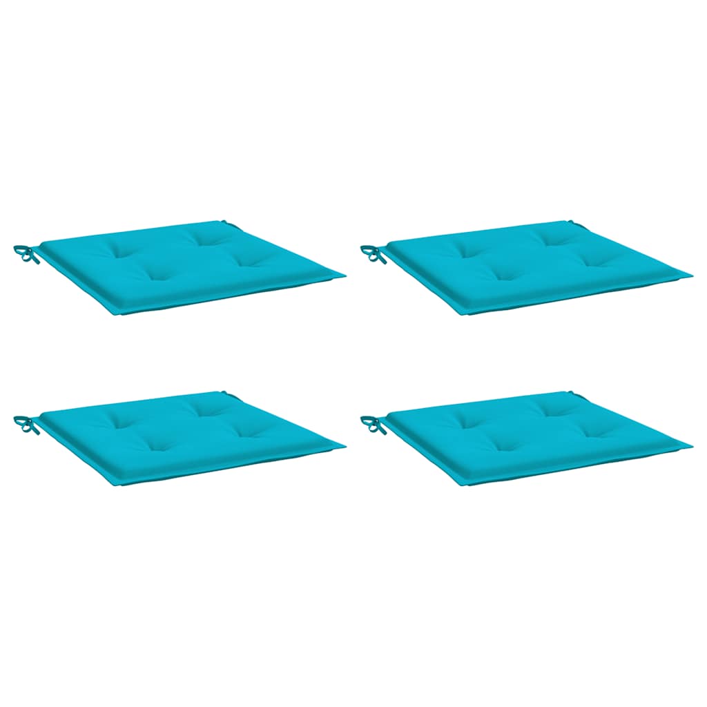 Vidaxl Garden Chair Cushions 4 ST 40X40X3 CM TUINS TURQUISE