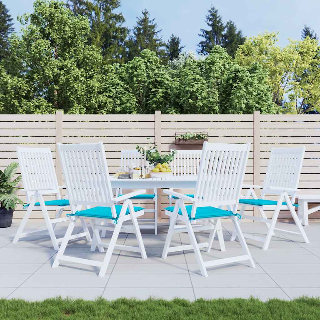 Vidaxl Garden Chair Cushions 6 PCS 40x40x3 cm TURNIE TURQUISE