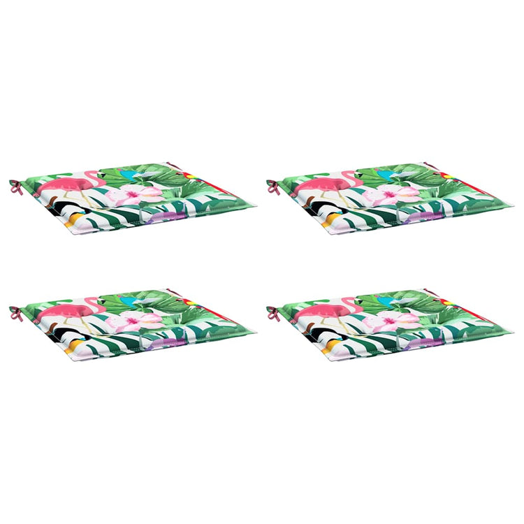 Coussins de chaise de jardin vidaxl 4 st 50x50x3 cm