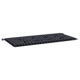 Vidaxl Garden Banc Coussin de fenêtre Modèle 100x50x3 cm Oxford Fabric noir - afbeelding 2