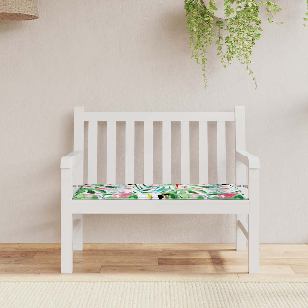 Vidaxl Garden Banc Cushion 100x50x3 cm Oxford tissu multi-colorant