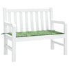Vidaxl Garden Banc Cushion 100x50x3 cm Oxford Fabric Leaf motif