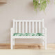 Vidaxl jardin banc coussin 120x50x3 cm motif de feuille de tissu oxford