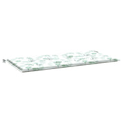 Vidaxl jardin banc coussin 120x50x3 cm motif de feuille de tissu oxford - afbeelding 2