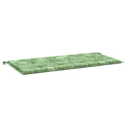Vidaxl jardin banc coussin 120x50x3 cm motif de feuille de tissu oxford - afbeelding 2