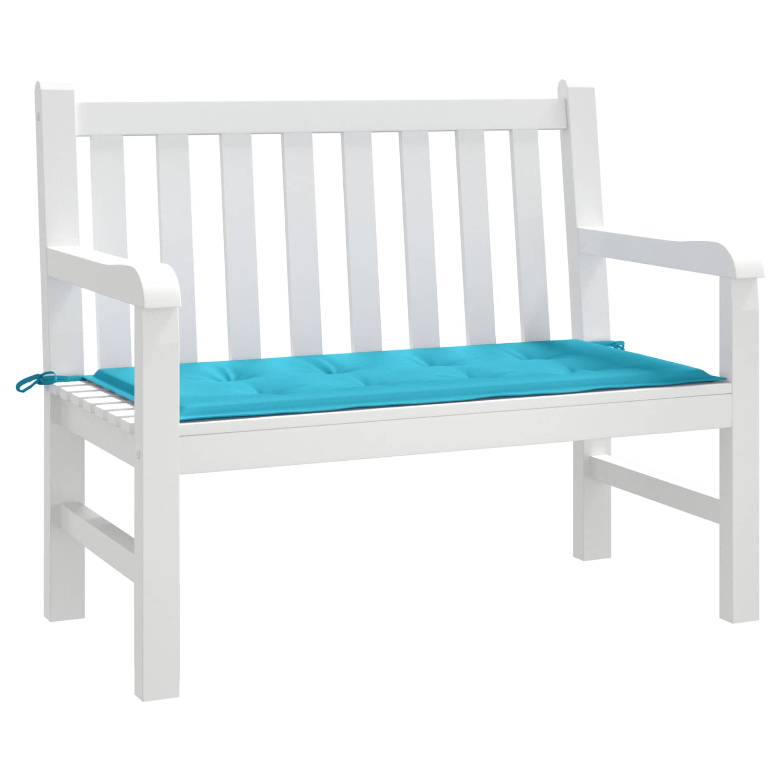 Vidaxx coussin de canapé uni turquoise 120 x 50 x 3 cm tissu oxford