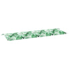 VidaXL coussin de canapé motif feuille 150 x 50 x 3 cm tissu oxford