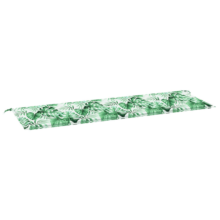 VidaXL coussin de canapé motif feuille 150 x 50 x 3 cm tissu oxford