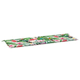 Vidaxl jardin banc coussin 150x50x3 cm tissu oxford multi-colorant - afbeelding 2