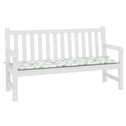 Vidaxl jardin banc coussin 150x50x3 cm motif de feuille de tissu oxford - afbeelding 3