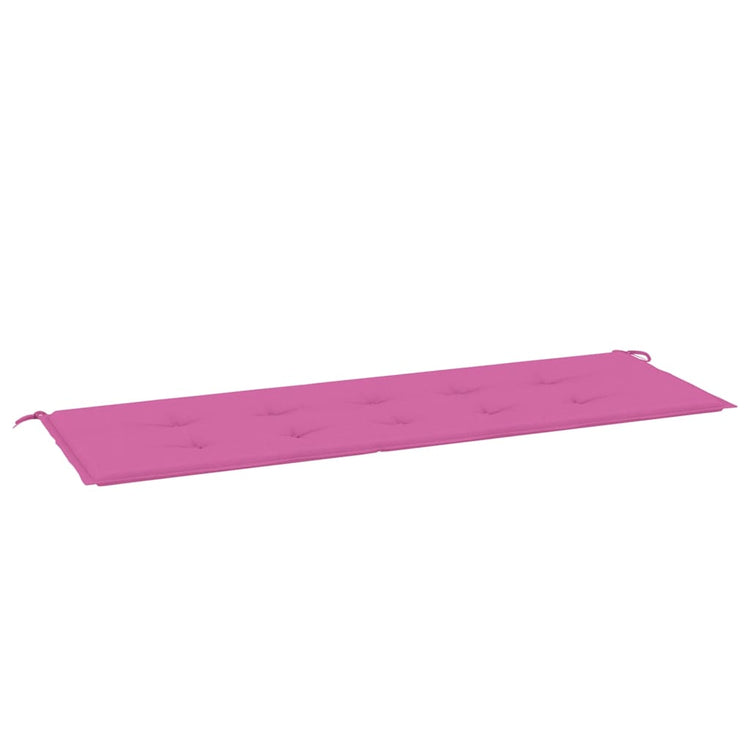 Vidaxl jardin banc coussin 150x50x3 cm oxford tissu rose