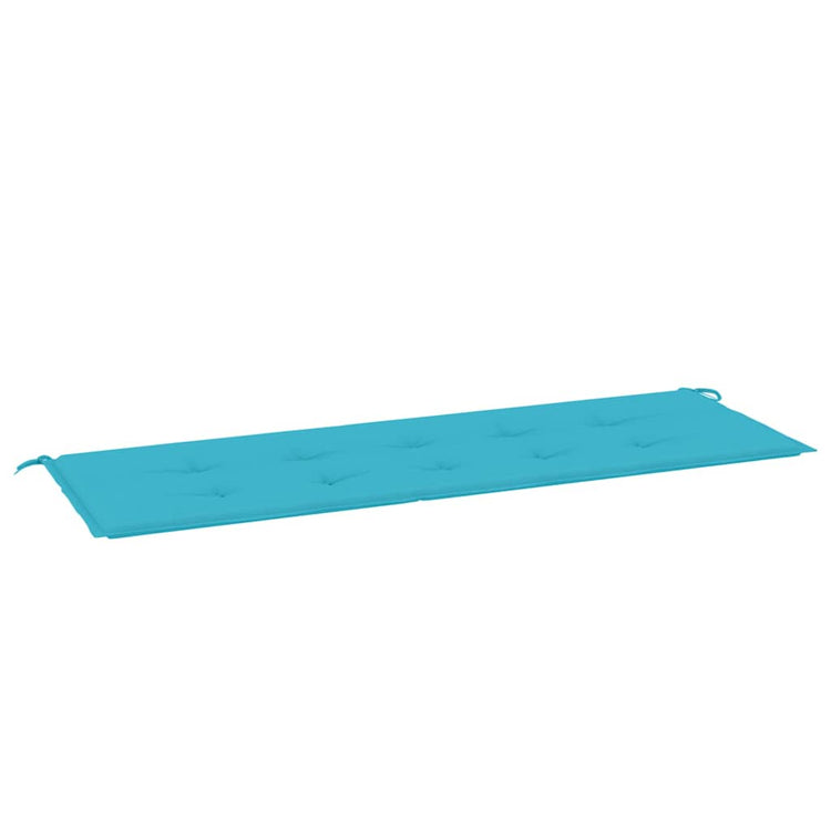 Vidaxl Garden Banc Cushion 150x50x3 cm Oxford tissu turquoise