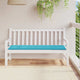 Vidaxl Garden Banc Cushion 150x50x3 cm Oxford tissu turquoise