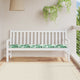 VidaXL coussin de canapé motif feuille 150 x 50 x 3 cm tissu oxford