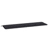 Vidaxx coussin de canapé à carreaux diamant noir 150 x 50 x 3 cm tissu oxford