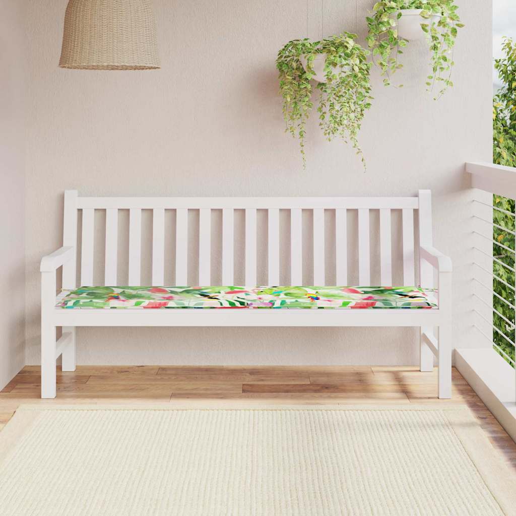 Vidaxx coussin de canapé fleurs multicolore 150 x 50 x 3 cm tissu oxford