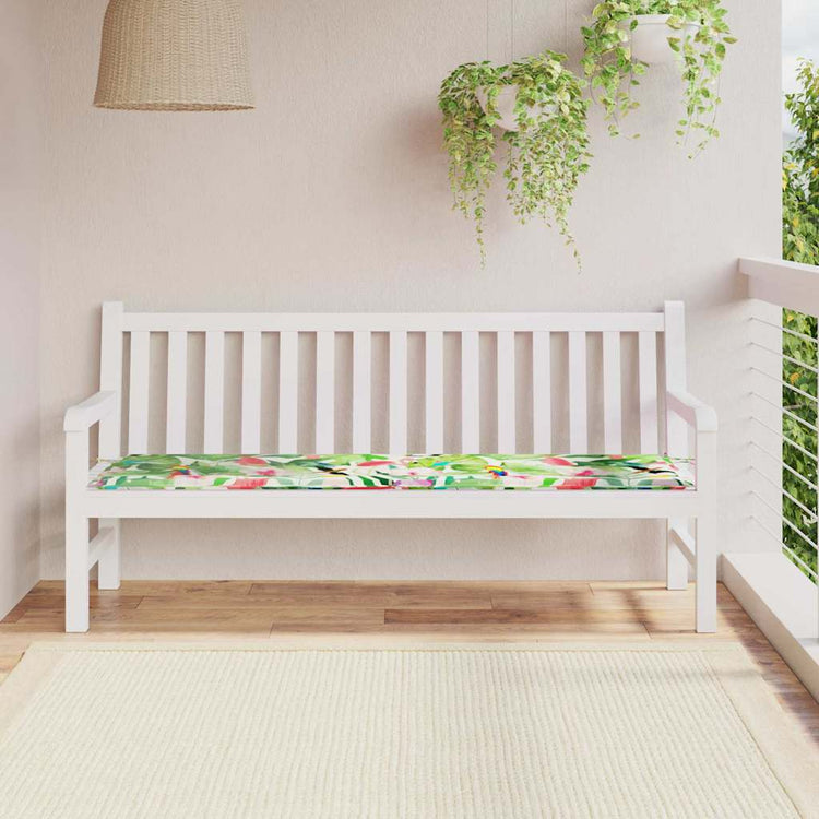 Vidaxx coussin de canapé fleurs multicolore 150 x 50 x 3 cm tissu oxford