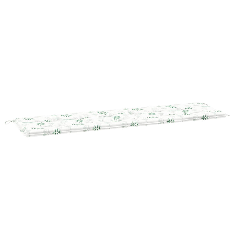 VidaXL coussin de canapé motif feuille 150 x 50 x 3 cm tissu oxford