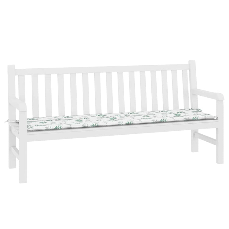 VidaXL coussin de canapé motif feuille 150 x 50 x 3 cm tissu oxford